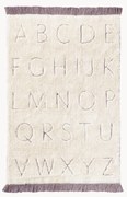Tappeto per bambini taftato a mano con disegno lettere lavabile ABC