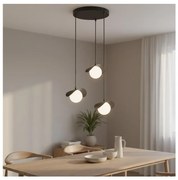 Lampadario a cavo RITUAL 3xG9/8W/230V nero