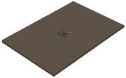 Piatto doccia in ceramica extra slim caffè L 180 x L 90 cm