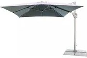 Ombrellone 300x300 cm grigio