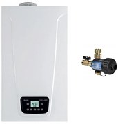 Baxi - Caldaia a Condensazione Duo-Tec Compact e 24 kW Metano/Gpl con Kit Scarico Fumi e Defangatore