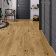 Parquet prefinito in rovere miele Famiglia oliato Intenso L