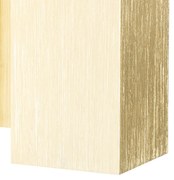 Applique moderna quadrata oro 2 luci - Sandy