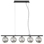 Lampadario Glamour Honey nero 5x G9 LUCE AMBIENTE DESIGN