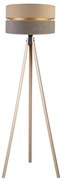 Duolla - Lampada con piedistallo DUO 1xE27/60W/230V diametro 44 cm beige/grigio/beige