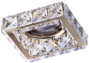 Azzardo AZ4412 - Faretto da incasso ESTER 1xGU10/50W/230V quadrato oro