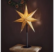 Markslöjd 705795 - Decorazione natalizia GLITTER 1xE14/25W/230V 65 cm nero/oro