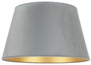 Duolla - Paralume per lampada da tavolo CONE M E27 diametro 28 cm grigio