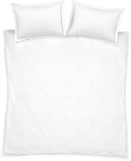 Set copripiumino e federa bianco in cotone per letto matrimoniale 200x200 cm Oxford Lace Trim – Bianca