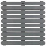 WENKO 22947100-Tappetino doccia per interni ed esterni 55x55 cm grigio