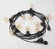 Gfin02- catena luminosa 10 attacchi per lampadine e14 per esterni i...