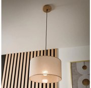 Lampadario a cavo ANTONIO 1xE27/60W/230V rovere