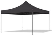 TOOLPORT 4x4 m gazebo pieghevole, PREMIUM acciaio, nero - (600086)