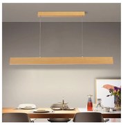 Brilagi - Sospensione LED dimmerabile su cavo SLIMLINE LED/40W/230V 3000-6000K finitura rovere + telecomando