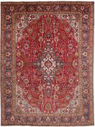 Tabriz Tappeto 340 x 260 Rosso (Iran) Annodato A Mano