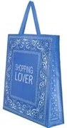 Borsa shopper 60x60 cm blu Bandana in TNT