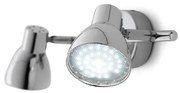 Lampada da parete faretto LED 3W 3000K diffusori orientabili PUNTO a 2 luci