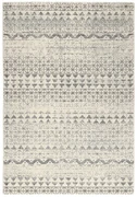Tappeto Eileen 3 astratto grigio, L 190 x L 133 cm