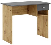 Scrivania RICO rovere artisan/grigio