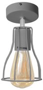 Lampadario fisso TUBE II 1xE27/15W/230V grigio