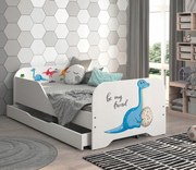 Letto completo per bambini 140 x 70 cm - DINO FRIEND