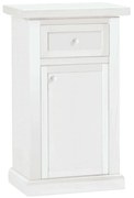 KALEB - mobile portatelefono in legno massello cm 46 x 31 x 76 h