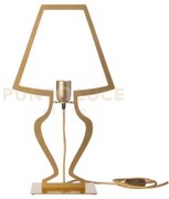 Lampada silhouette oro trasparente in ferro 30x54cmh attacco e27 1 ...