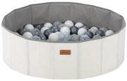 Piscina secca per bambini con palline pr. 80 cm bianco/grigio