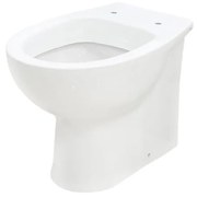 Vaso WC filomuro day, sedile escluso P 54.3 x L 36 x H 40.3 cm bianco lucido