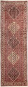 Bidjar Tappeto 80 x 250 Rosso (Iran) Annodato A Mano