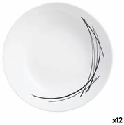 Piatto Fondo Arcopal Domitille Bicolore Vetro (20 cm) (12 Unità)