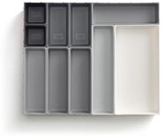 Organizzatore per cassetti variabili grigio Blox - Joseph Joseph