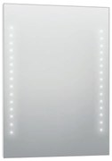 Specchio con illuminazione integrata bagno rettangolare Hollywood SENSEA L 60 x H 80 x P 2.5 cm
