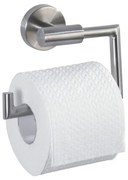 Porta carta igienica a parete in acciaio inox in argento opaco Bosio - Wenko