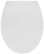 WENKO 21903100-WC sedile per WC SAMOS 44,5x37,5 cm bianco/argento