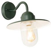 Lampada da parete moderna per esterno verde scuro IP44 - Kansas