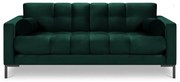 Divano in velluto verde scuro Bali - Cosmopolitan Design