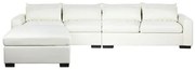 Divano Chaise Longue DKD Home Decor Beige Crema Legno Moderno 386 x 218 x 88 cm