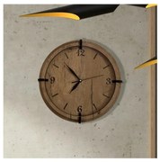 Li-Go 23628/DUB3 - Orologio da parete LED/1xAA Ø 32 cm rovere chiaro/tondo