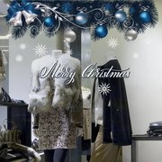 Christmas in blue | Vetrofania