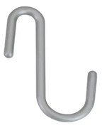 Set di ganci da appendere argentati in plastica 6 pz City – Metaltex