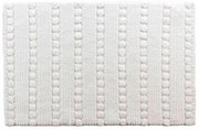 Tappetino da bagno bianco 50x80 cm Cleonis - douceur d'intérieur