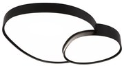 Plafoniera LED nera 63,5x77 cm Rise - Trio