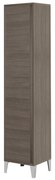 Colonna Armadio/Portascopa a Terra 183 Cm Un'Anta Feridras "Mondo 2.0" Rovere Scuro