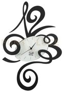 Orologio da parete estroso piccolo rob nero