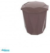 Pattumiera "Diamond Basculante" C/Coperchio Basculante In Plastica Finitura Rosa Da 5,5 Lt