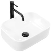 Lavabo da appoggio Rea Demi Mini White