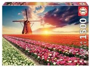 Puzzle Educa Fields of Tulips 18465 1500 Pezzi