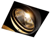 Faretto da incasso nero GU10 AR111 senza cornice - Oneon