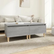 Tavolini 2pz grigio sonoma 50x46x35 cm in legno multistrato